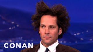 Paul Rudd Is Prepping For Anchorman 2  CONAN on TBS