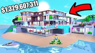 I BUILT The NEW BIGGEST RICHEST LUXURY TROPICAL HOUSE In MEGA MANSION TYCOON