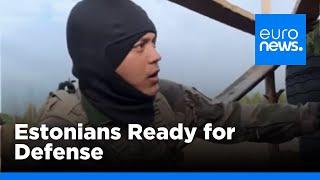 Fearing Russian invasion Estonias civilians heed their countrys call to arms