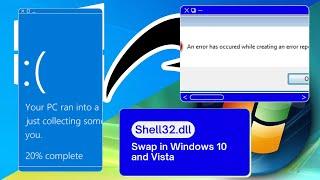 Swapping shell32.dll in different Windows Operating Systems