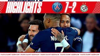 HIGHLIGHTS  PSG 7-2 MACCABI HAIFA I LEO MESSI - KYLIAN MBAPPÉ - NEYMAR JR - CARLOS SOLER ️