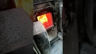 Boiler furnace inside ar about 900deg temp