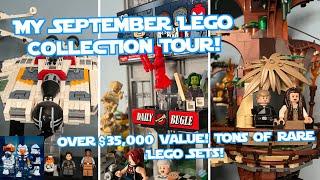 MASSIVE LEGO Collection Tour September 2023 Star Wars Marvel Batman and more