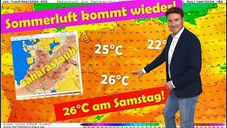 WOW Frühlingswetter ab Christi Himmelfahrt ab Samstag Sommerluft bis 26 °C Eisheilige fallen aus