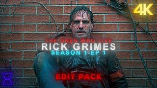 TWD The Ones Who Live Rick Grimes 4K Upscaled Edit Pack  Season 1 Episode 1