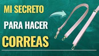 tutorial ¿Cómo hacer correas para bolsos?_ asas desmontables con regulador