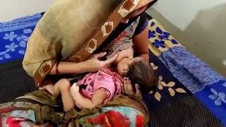 Big Nipple Indian Mom Breastfeeding baby Indian mom breastfeeding vlog