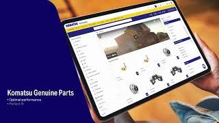 Komatsu Genuine Parts engineered for precision