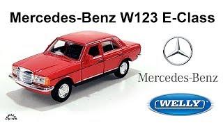 Welly NEX Mercedes-Benz W123 E-Class - Classic Diecast Unboxing Toy Car Scale 139 Red