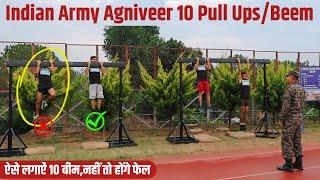 Indian Army 10 Beem  Agniveer Army Physical Test 2024  Army Bharti 2024  Pull Ups