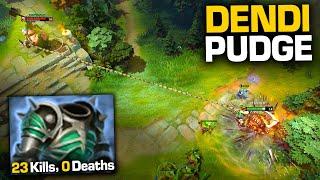  DENDIs Unstoppable Pudge Performance 23 Kills — No Deaths  Pudge Official