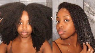 WASH DAY ROUTINE FOR DRY NATURAL HAIR  type 4 