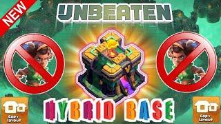 TOP 10 BEST TH14 HYBRID BASE + REPLAY  TH14 HYBRID BASE WITH LINK  UNBEATEN TH14