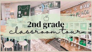 2nd Grade Classroom Tour  Elementary Classroom Decor