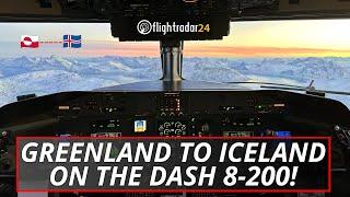 Transatlantic on the Dash 8 Nuuk–Kulusuk–Keflavik