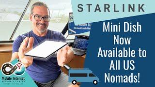 Starlink Mini Dish Now Available to US Based RV Van & Boat Nomads Unlimited Plans