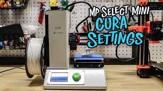 3D Printing Monoprice Mini Select Cura Settings