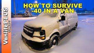 How to Survive Winter in a Van WITH ONLY 6 Things