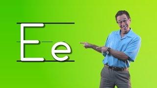 Learn The Letter E  Lets Learn About The Alphabet  Phonics Song for Kids  Jack Hartmann