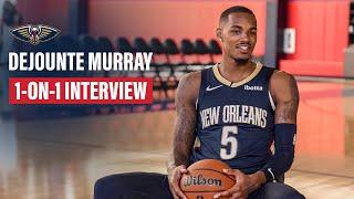 Dejounte Murray on joining team expectations  New Orleans Pelicans