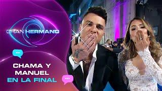 MÁS ENAMORADOS Así fue la llegada de Chama y Manuel a la final - Gran Hermano Chile  TEMP 02