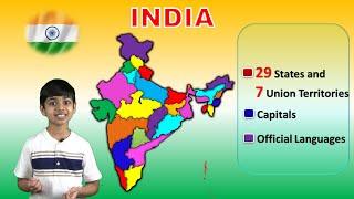 States of INDIA How to Learn  States & Union Territories  Capitals & Languages  Geography