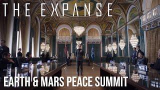 The Expanse - Earth & Mars Peace Summit  Avasarala Gold