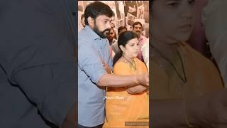 Chiranjeevi Pooja Time with his Ramchar and Mother #shorts