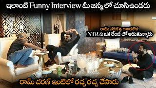 Jr NTR And Ram Charan Interview With Rajamouli  RRR Movie Interview Latest  NS