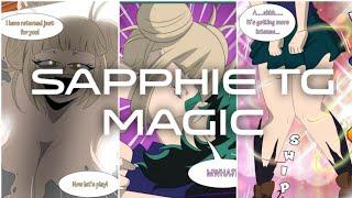 My Bimbo Academia  TG Story# 6  Genderplay  Body Swap  SapphieTG.com  TG TF  MTF