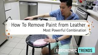 How to Remove Stubborn Paint from Leather Chairs