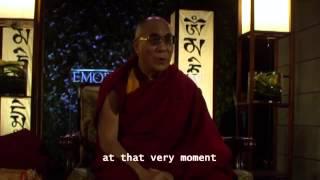 The Dalai Lama just living in the present