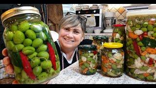 Anteprima Olive verdi in salamoia con la giardiniera senza soda Il video uscirà prossimamente