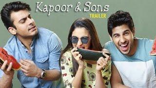 Kapoor & Sons Official Trailer Siddharth Malhotra Alia Bhatt Fawad Khan  Releases