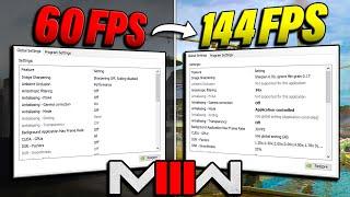 Best NVIDIA Control Panel Settings for Modern Warfare 3 MAX FPS & Visuals