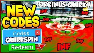 Boku No Roblox *ORCINUS QUIRK + GADGETS* Codes All Boku No Roblox Remastered Codes Roblox