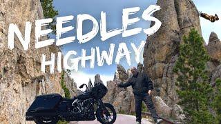 Needles Highway Scenic Ride on a Harley Davidson  Motorcycle Rides During the 2022 Sturgis Rally