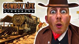 Cowboy Life Simulator Ein Tag im Leben eines echten COWBOY - Wild West Survival Deutsch