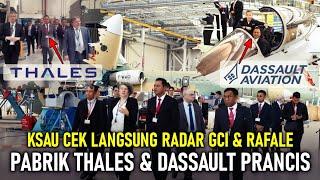 LANGSUNG KE PABRIK  KSAU TNI AU CEK LANGSUNG JET TEMPUR RAFALE & RADAR GCI DI PRANCIS