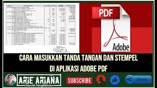 CARA TAMBAHKAN TANDA TANGAN DAN STEMPEL PADA ADOBE PDF