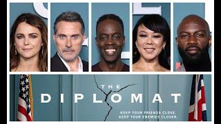 The Diplomat cast interviews with Keri Russell Rufus Sewell Ato Essandoh Ali Ahn and David Gyasi