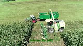 Maishäckseln mit LU Biggel Krone Big X 1100 mit 12 Reihen Maisgebiss Case Fendt Teil 7 2024 4K