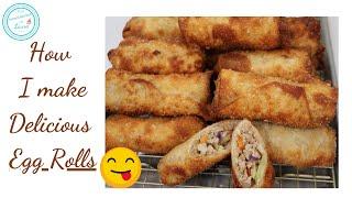 How I make Delicious Pork  Egg Rolls Recipe