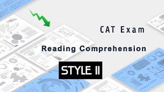 Style II  Reading Comprehension  CAT Exam