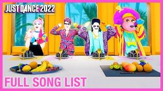 Full Song List  Just Dance 2022 Official