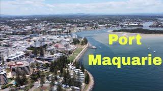 Port Maquarie town beach and some drone footage