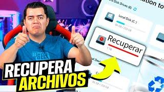 Cómo recuperar archivos PERDIDOS FACIL Y RAPIDO