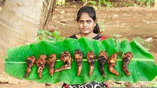 Barbecue Grill chicken Recipe at home in tamil Grilled ChickenBBQ Chicken My Village My Food