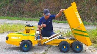 Volvo a30g  full metal  rc action homemade