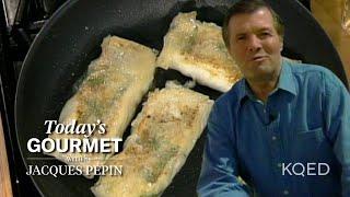 Jacques Pépins Seared Halibut in Rice Paper Roll Recipe  KQED